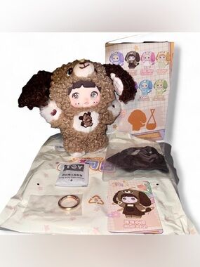 New Nommi Puppy Diary Series – Confirmed “COCO PAWS” Plush Keychain Authentic